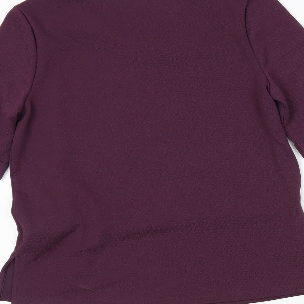 NEXT Womens Purple Basic Blouse Size 10