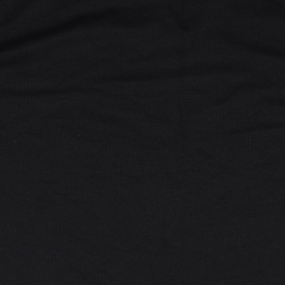BM Womens Black Knit Pullover Jumper Size L