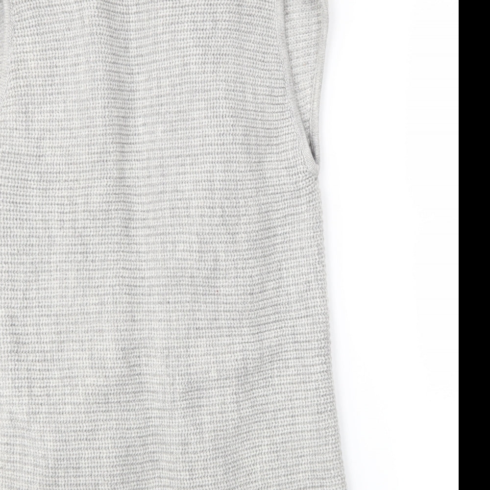 M&S Womens Grey Cardigan Jumper Size L