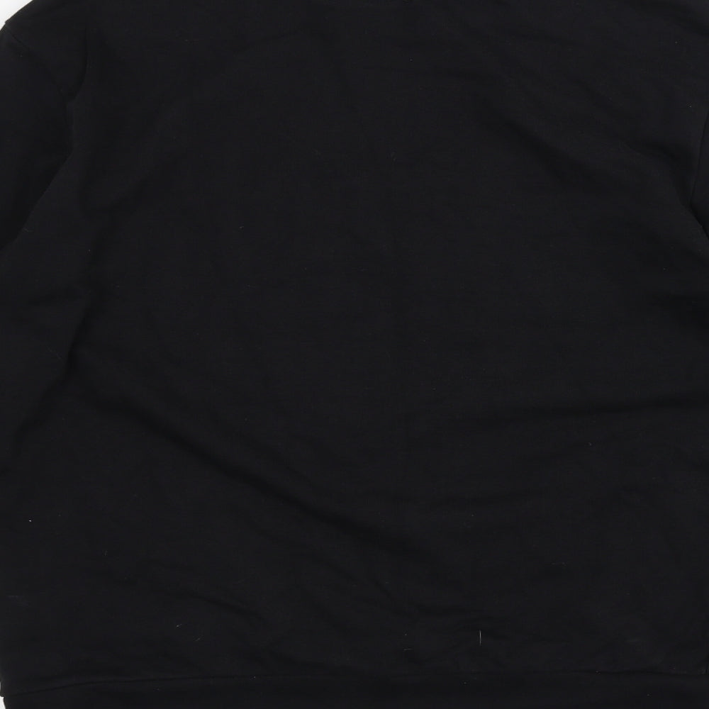 Couture Mens Black Pullover Jumper Size M