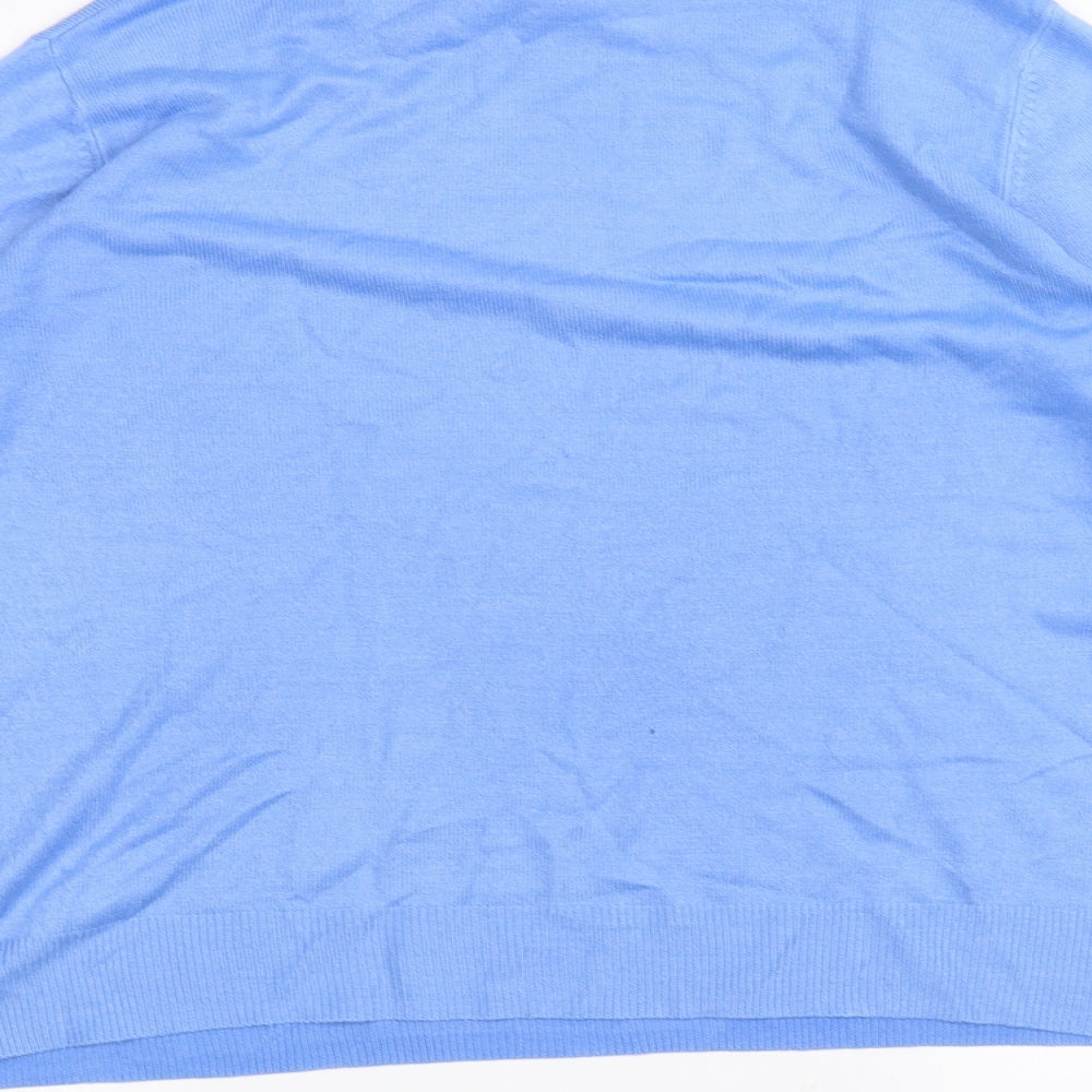 BHS Womens Blue Basic T-Shirt Size 14