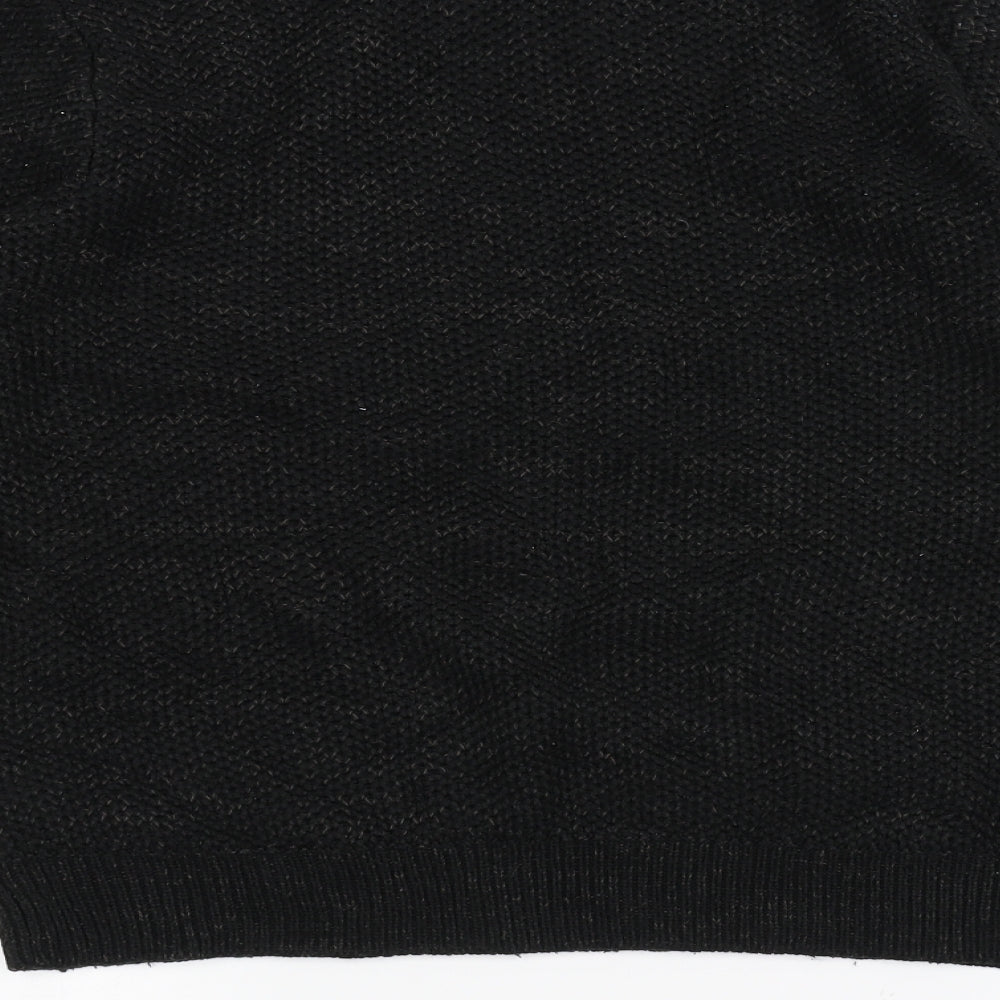 George Womens Black Knit Pullover Jumper Size M