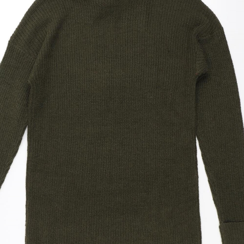 Peacocks Womens Green Pullover Jumper Size S