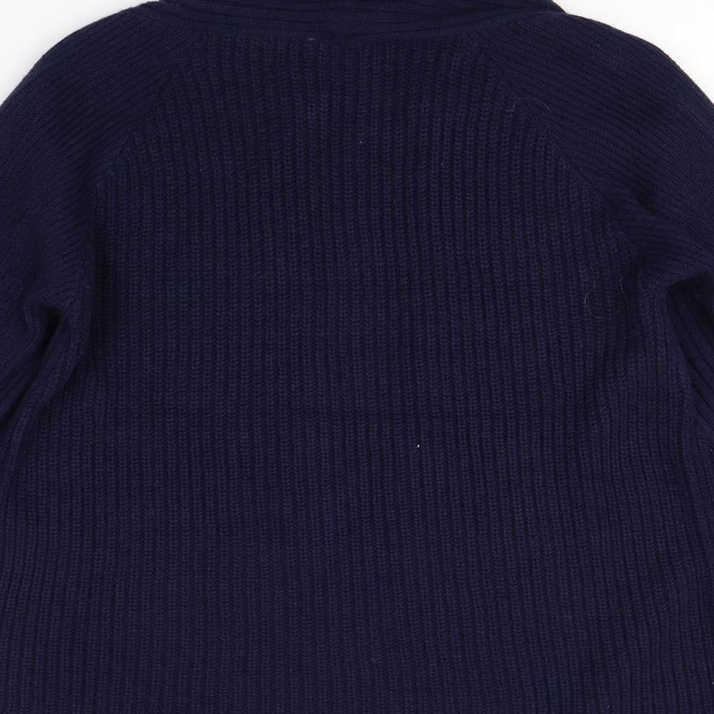 BHS Womens Blue Cardigan Jumper Size 14