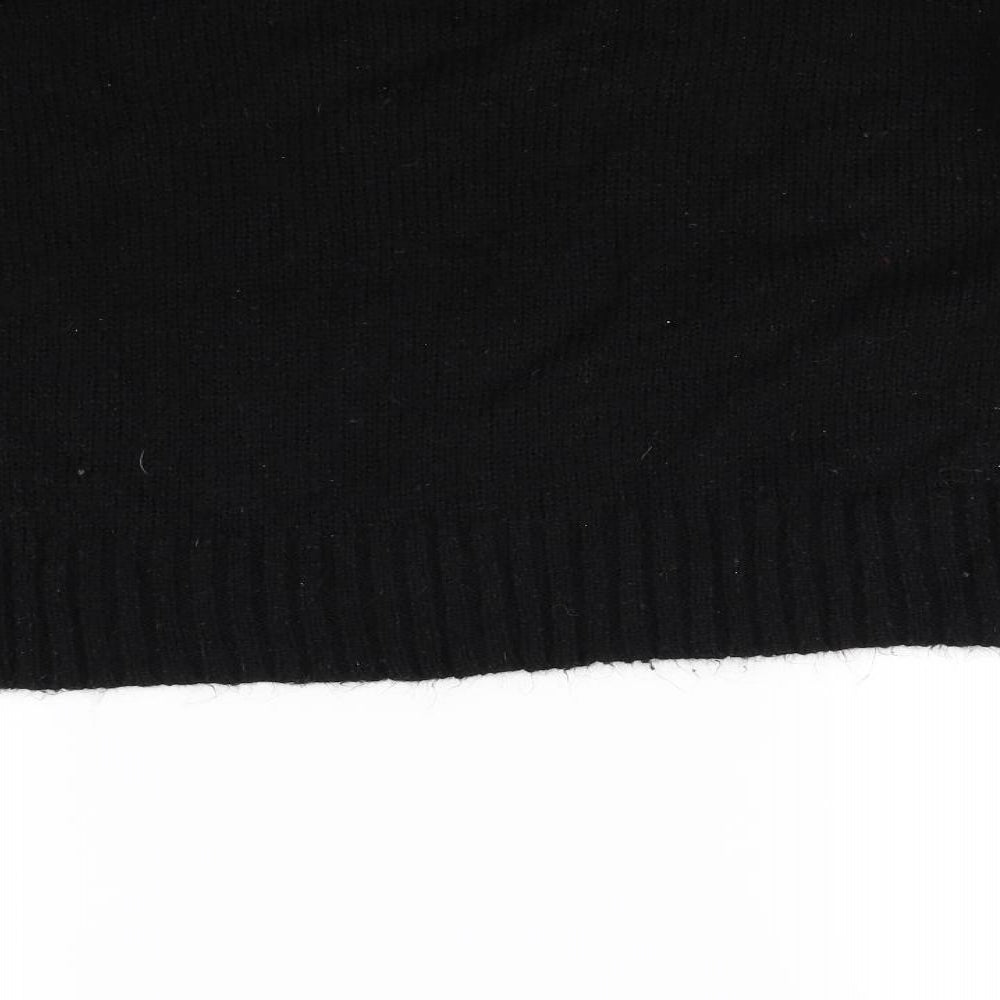 New Look Womens Black Pullover Jumper Size L