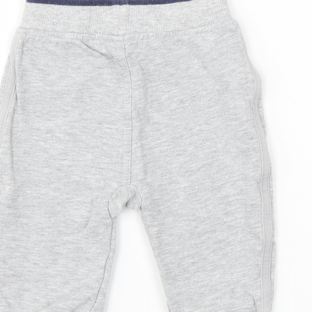 George Boys Grey Jogger Trousers Size 6-9 Months