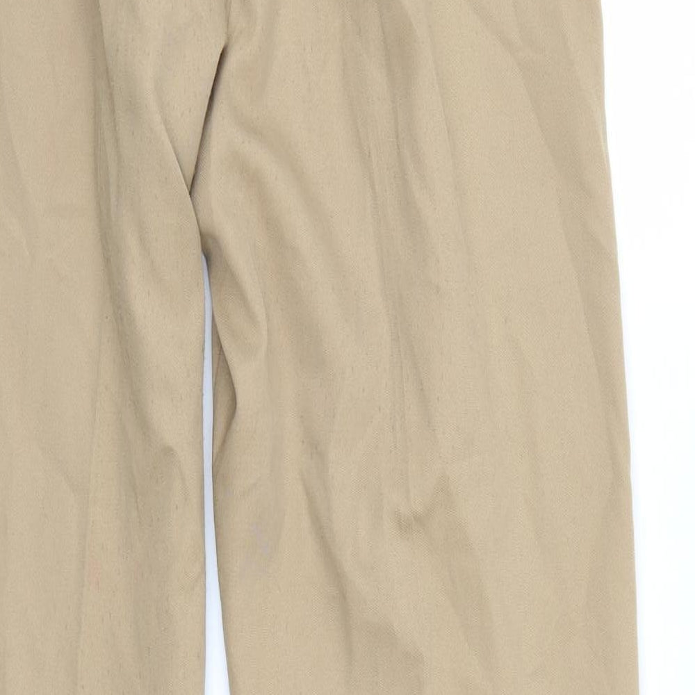 Essentials Womens Beige Trousers Size 14 L25 in