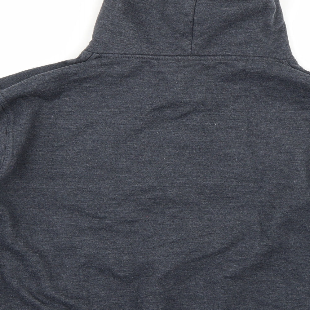 Wrap Mens Blue Pullover Hoodie Size M