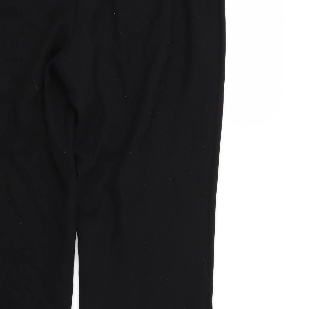 Marks & Spencer Womens Black Trousers Size 18 L27 in