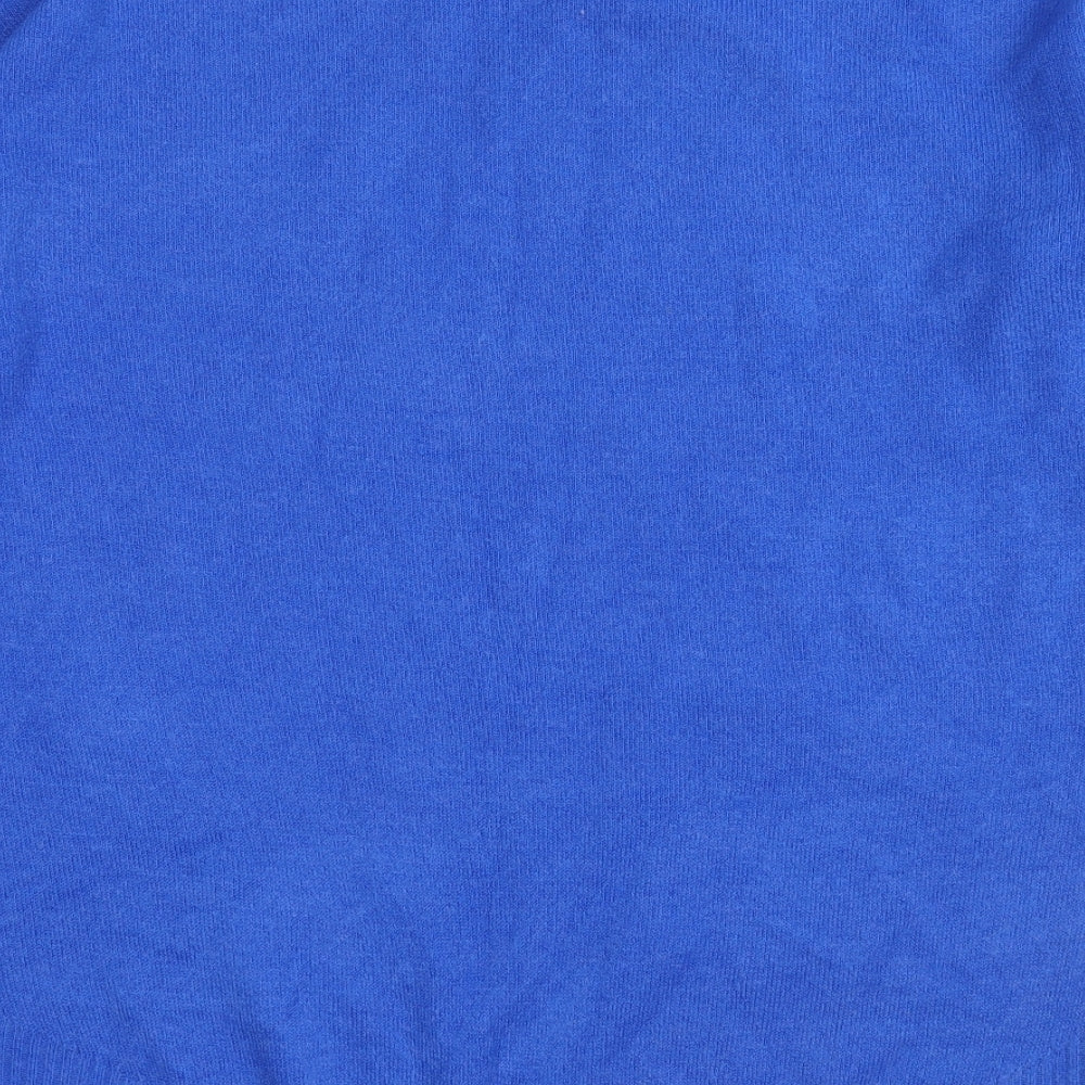 Wallis Womens Blue Pullover Jumper Size M - Long Length