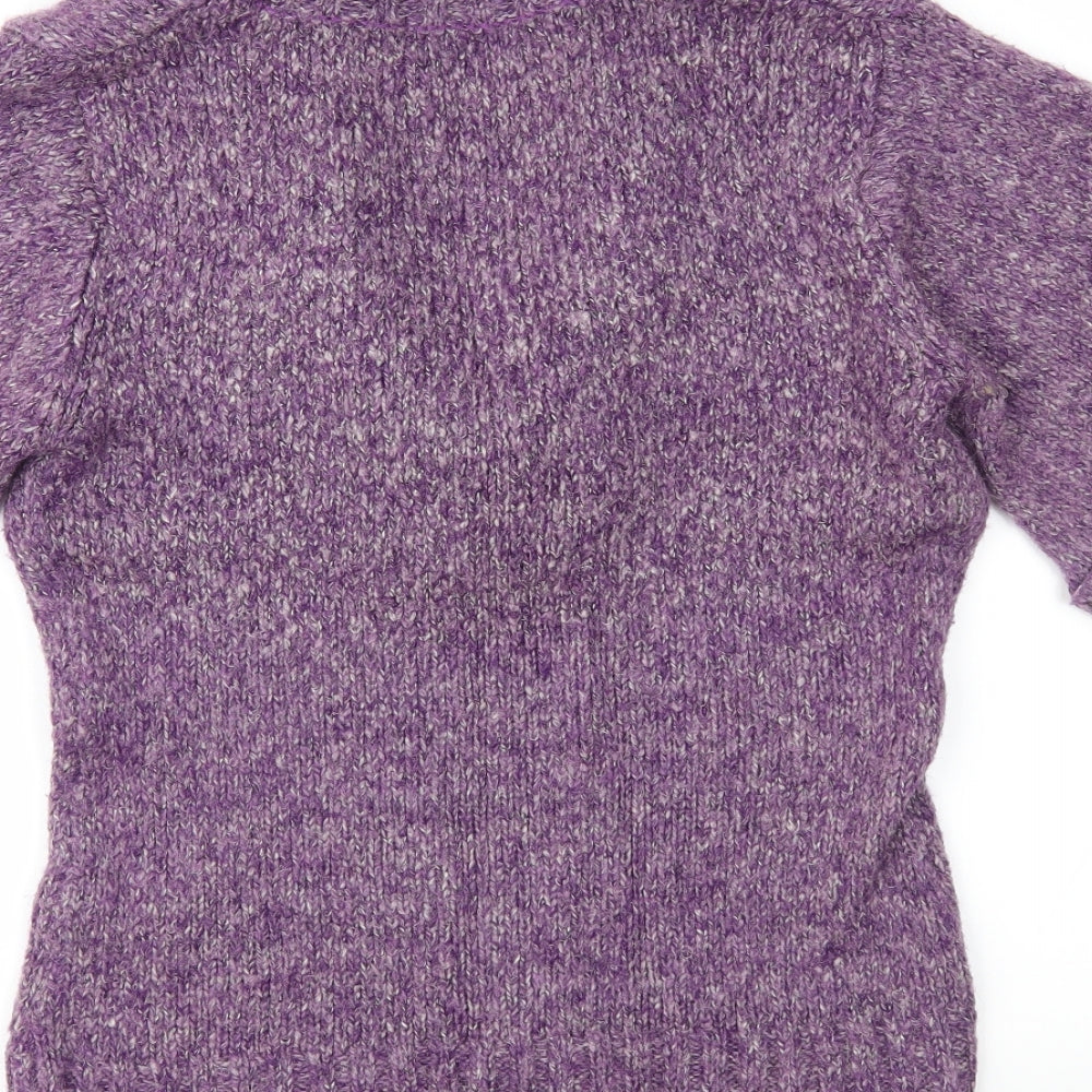 Ada Gatti Womens Pink Knit Pullover Jumper Size S