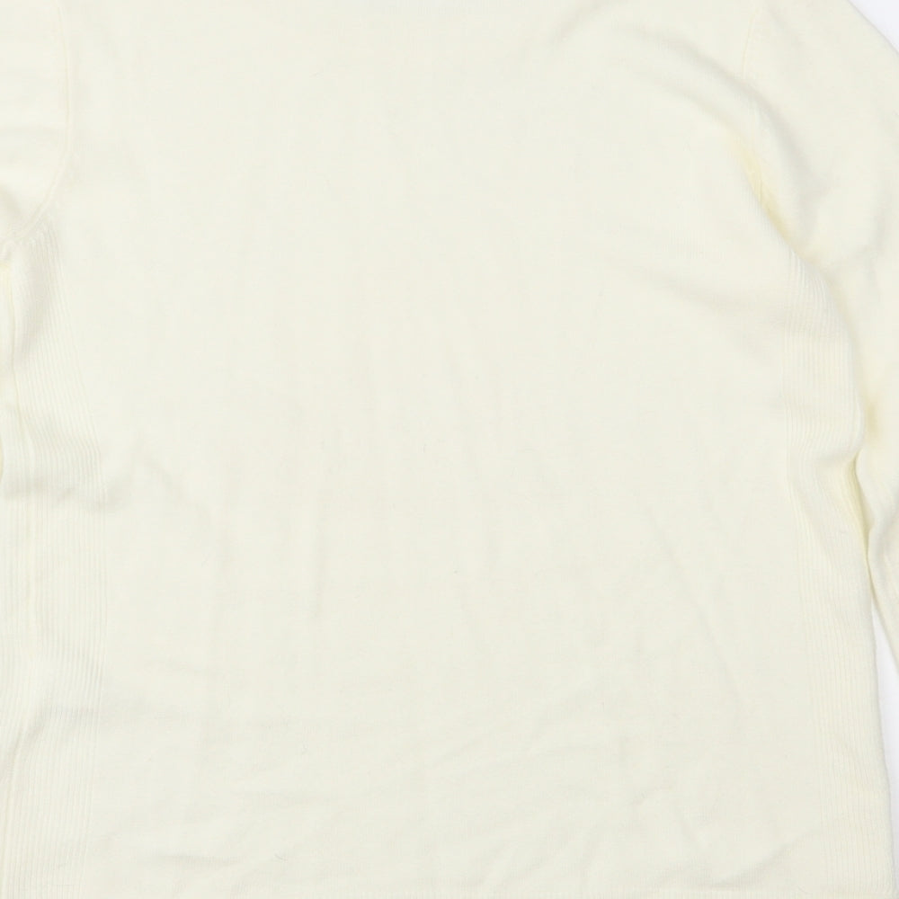 Atmosphere Womens Ivory Knit Pullover Jumper Size 10