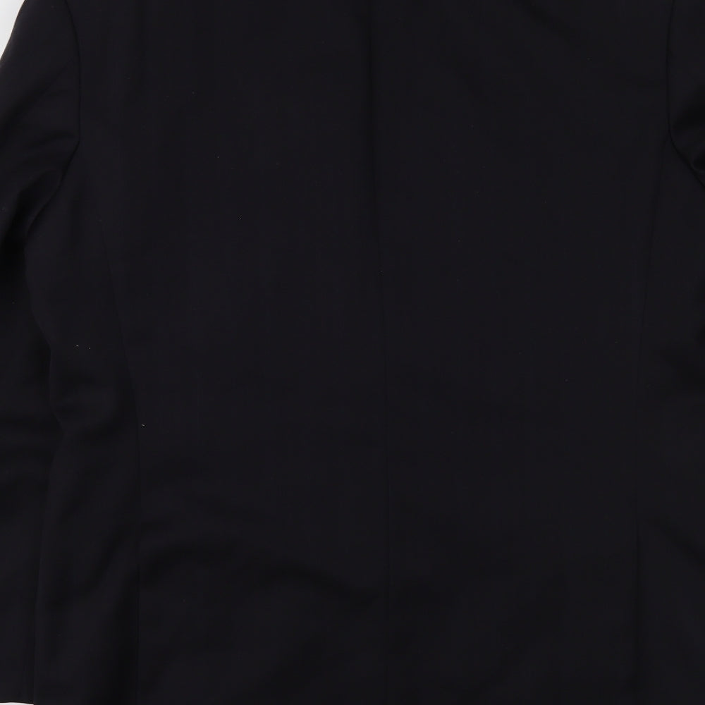 Marks & Spencer Mens Blue Striped Jacket Suit Jacket Size 40