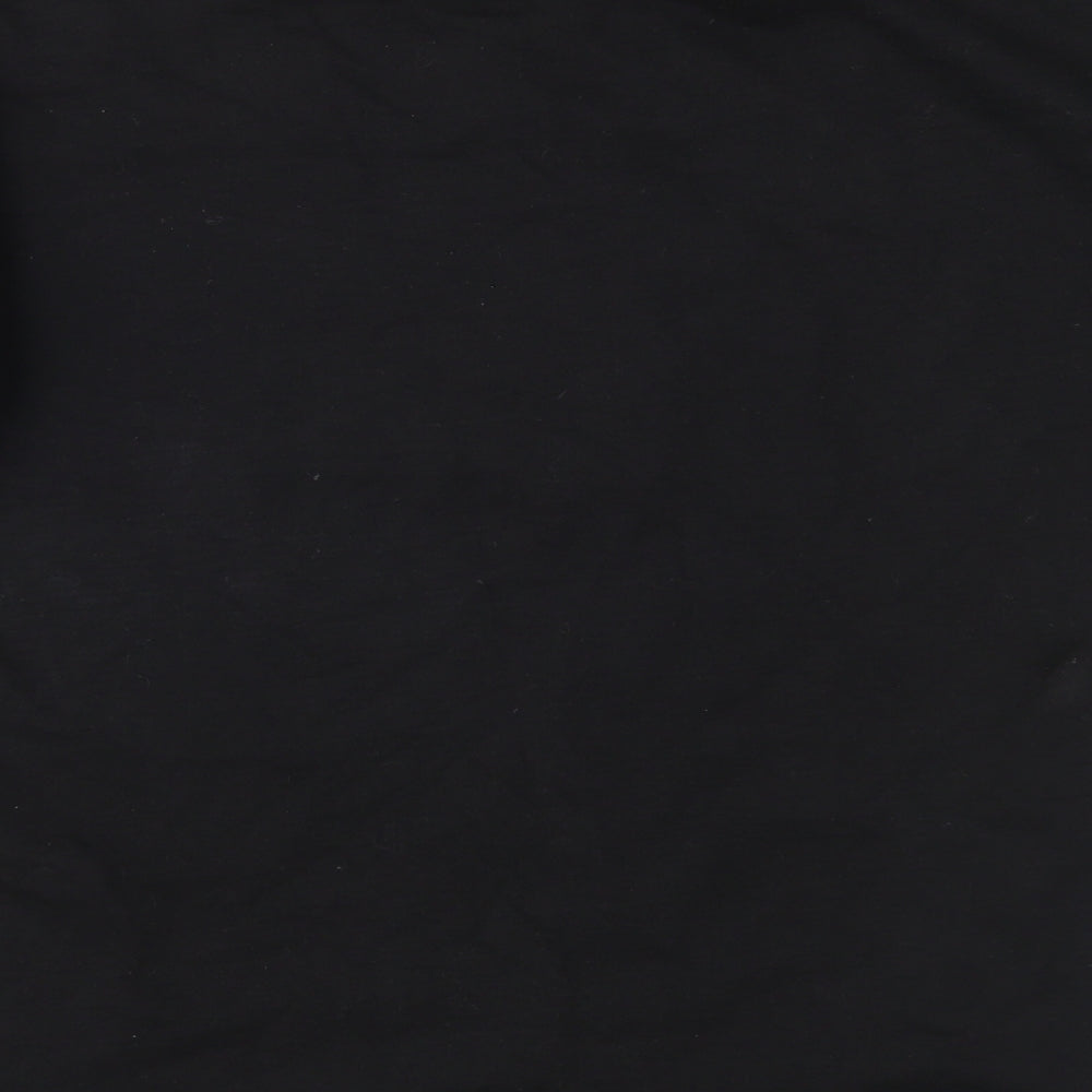 Topshop Womens Black Pullover Sweatshirt Size 6