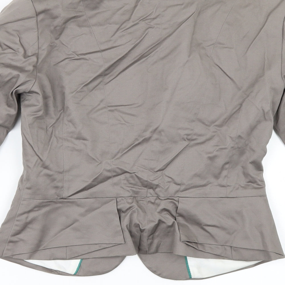 H&M Womens Brown Jacket Size 4