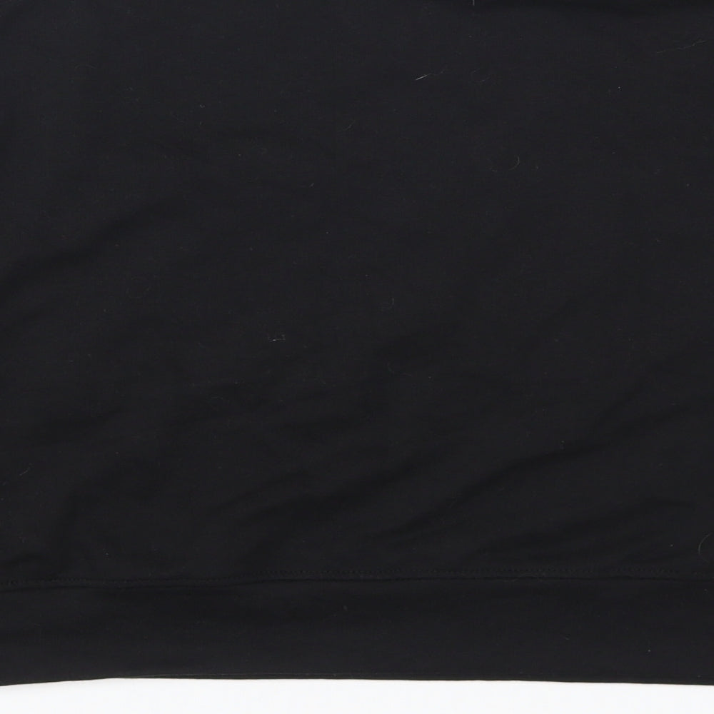 I SAW IT FIRST Womens Black Pullover Sweatshirt Size S