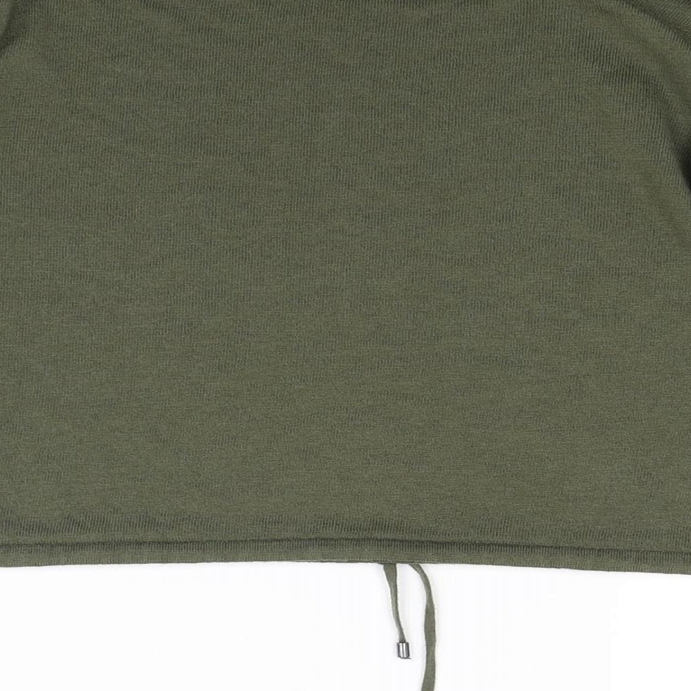 H&M Womens Green Knit Pullover Jumper Size XS