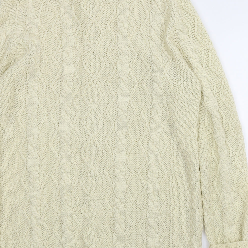 Preworn Womens Ivory Cardigan Jumper Size L