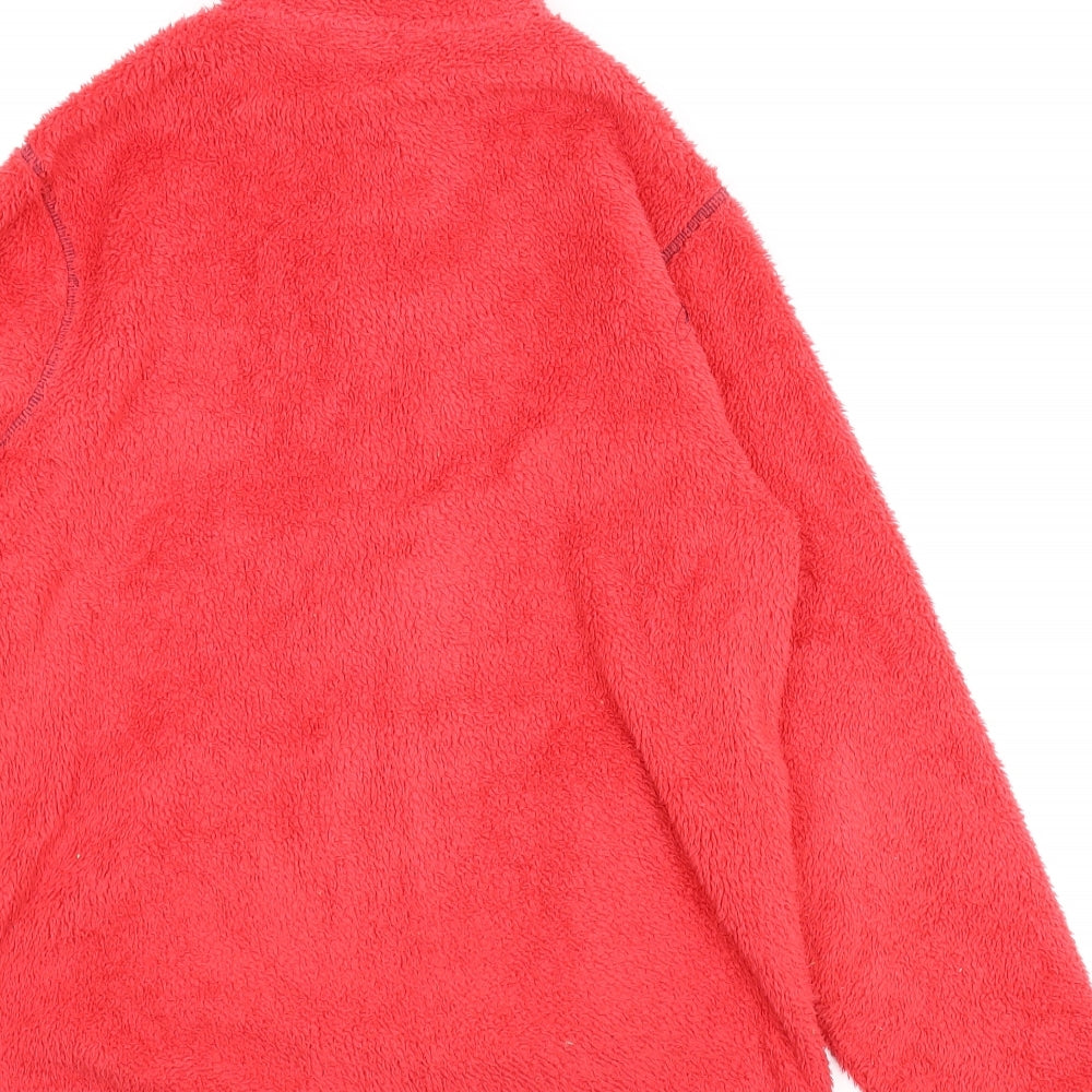 Amoretti Womens Red Fleece Jacket Size M