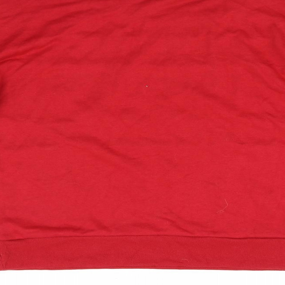 New Look Womens Red Pullover Jumper Size 10