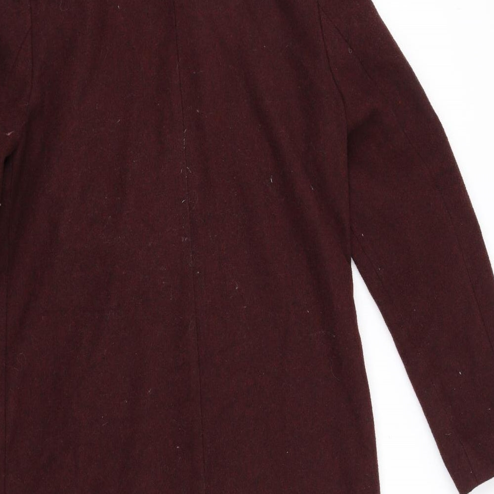New Look Womens Purple Jacket Coat Size 10