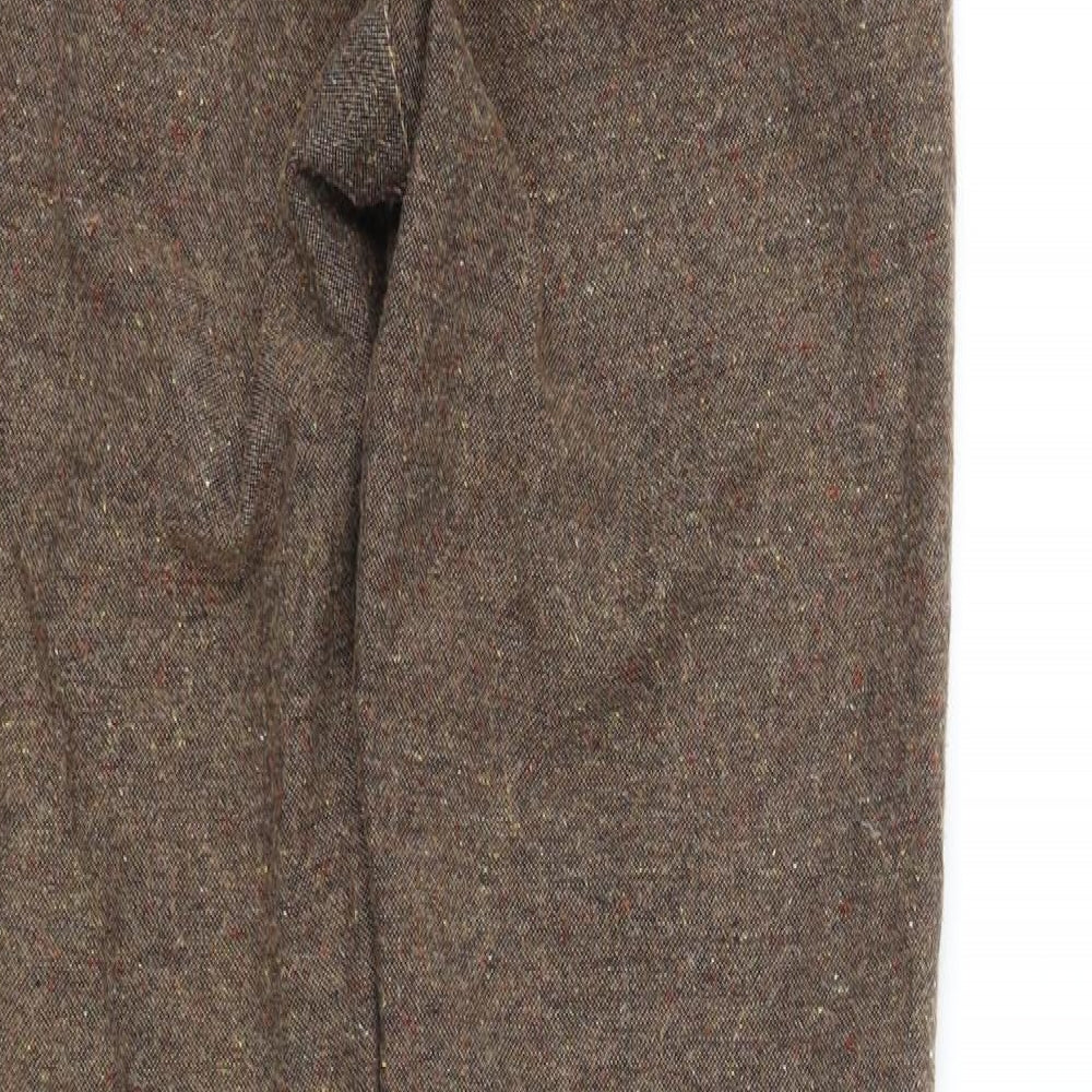 ASOS Womens Brown Trousers Size M L32 in