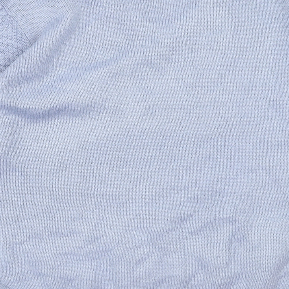 Isle Essentials Womens Blue Knit Pullover Jumper Size 18