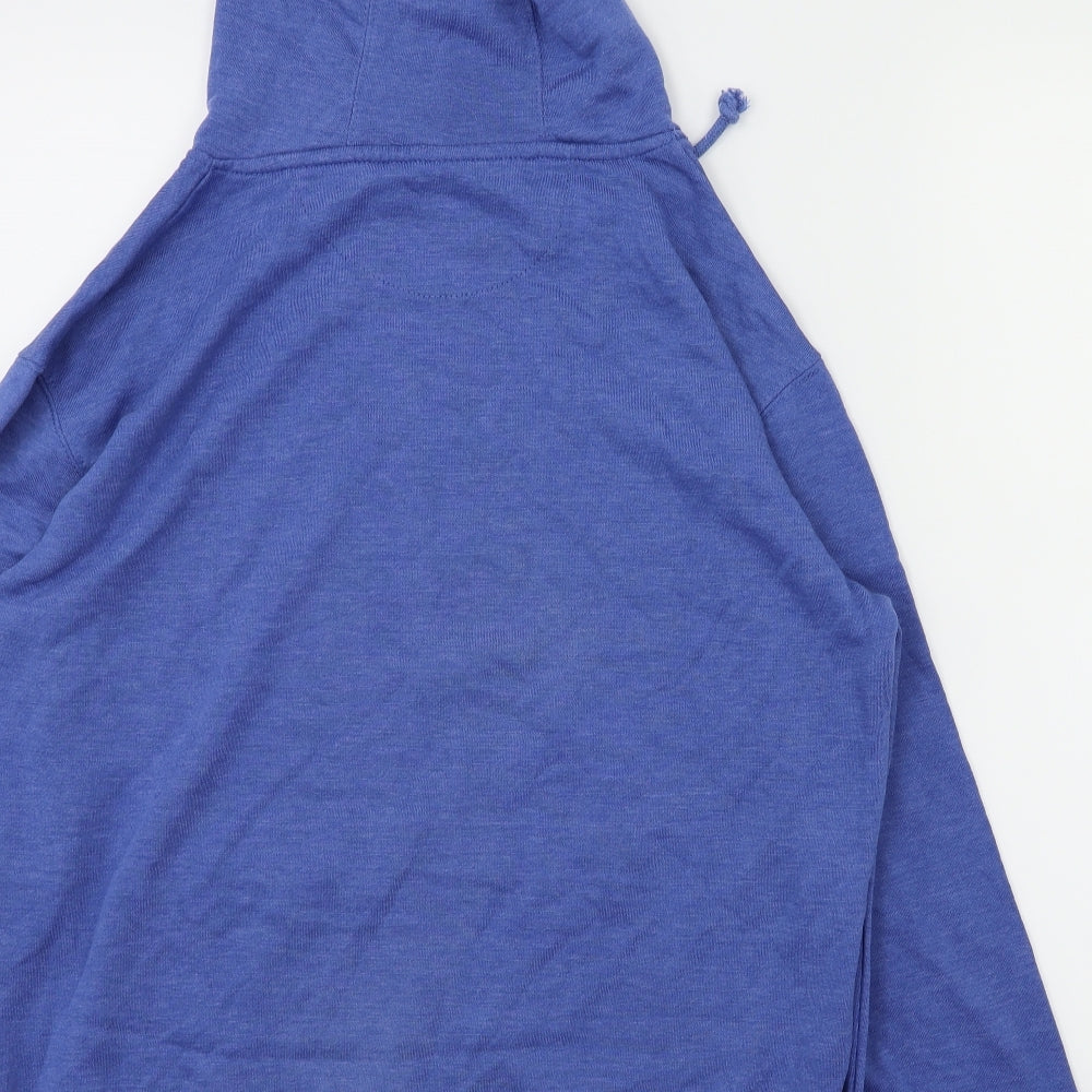 Lane Seven Mens Blue Pullover Hoodie Size M
