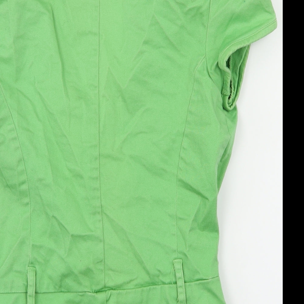 New Look Womens Gold Jacket Size 8