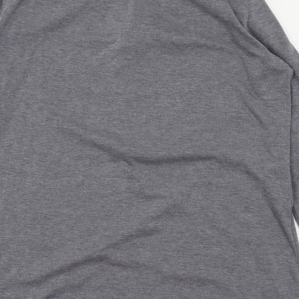 MissLook Womens Grey Full Zip Jumper Size S