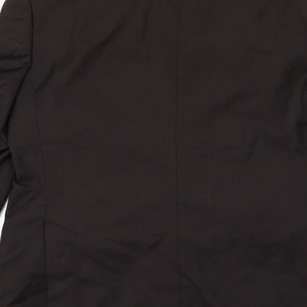 Jones Mens Black Jacket Suit Jacket Size 38