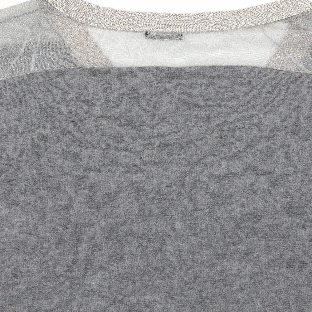 River Island Womens Grey Pullover Jumper Size 12