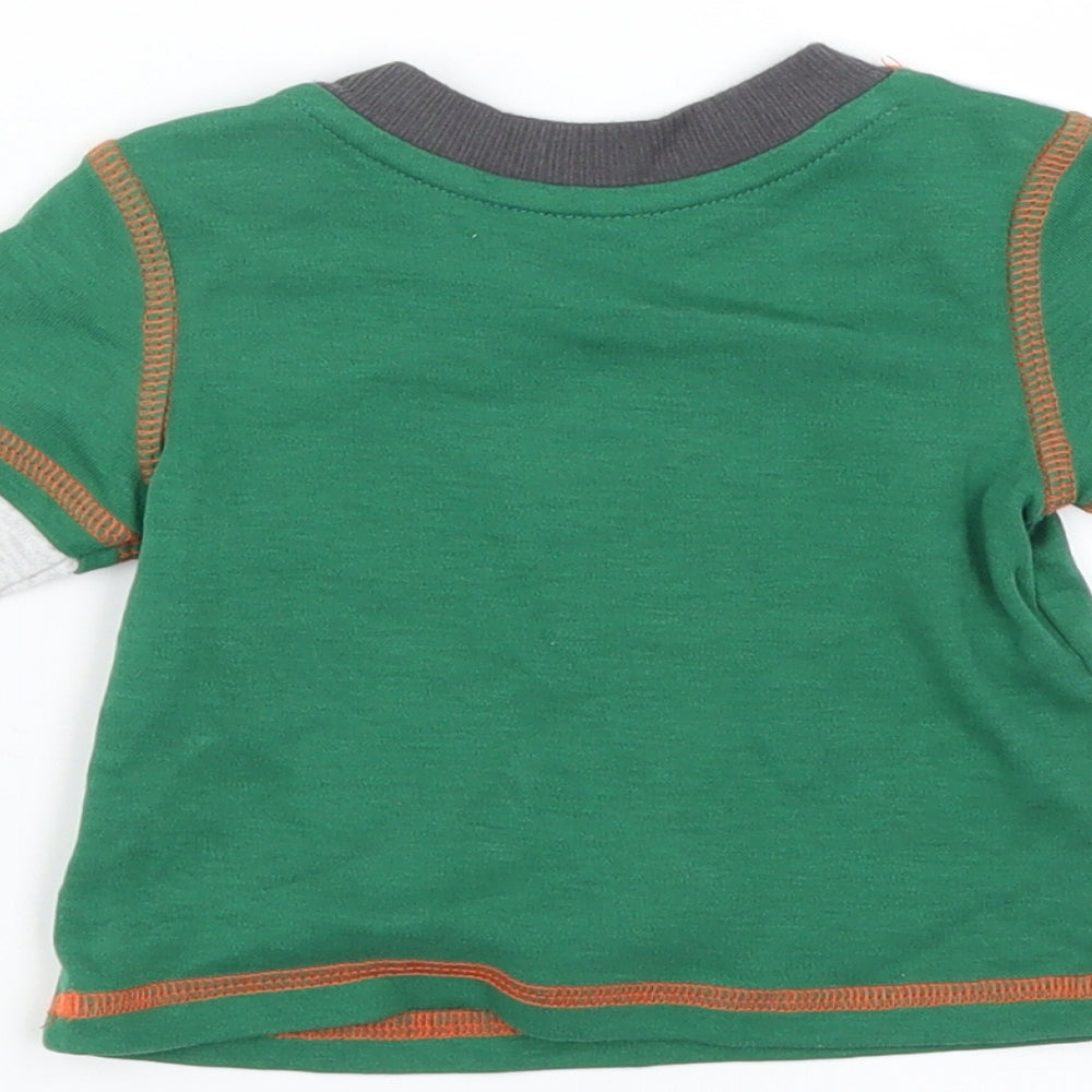 George Boys Green Basic T-Shirt Size 0-3 Months - Tigger Winnie the Pooh