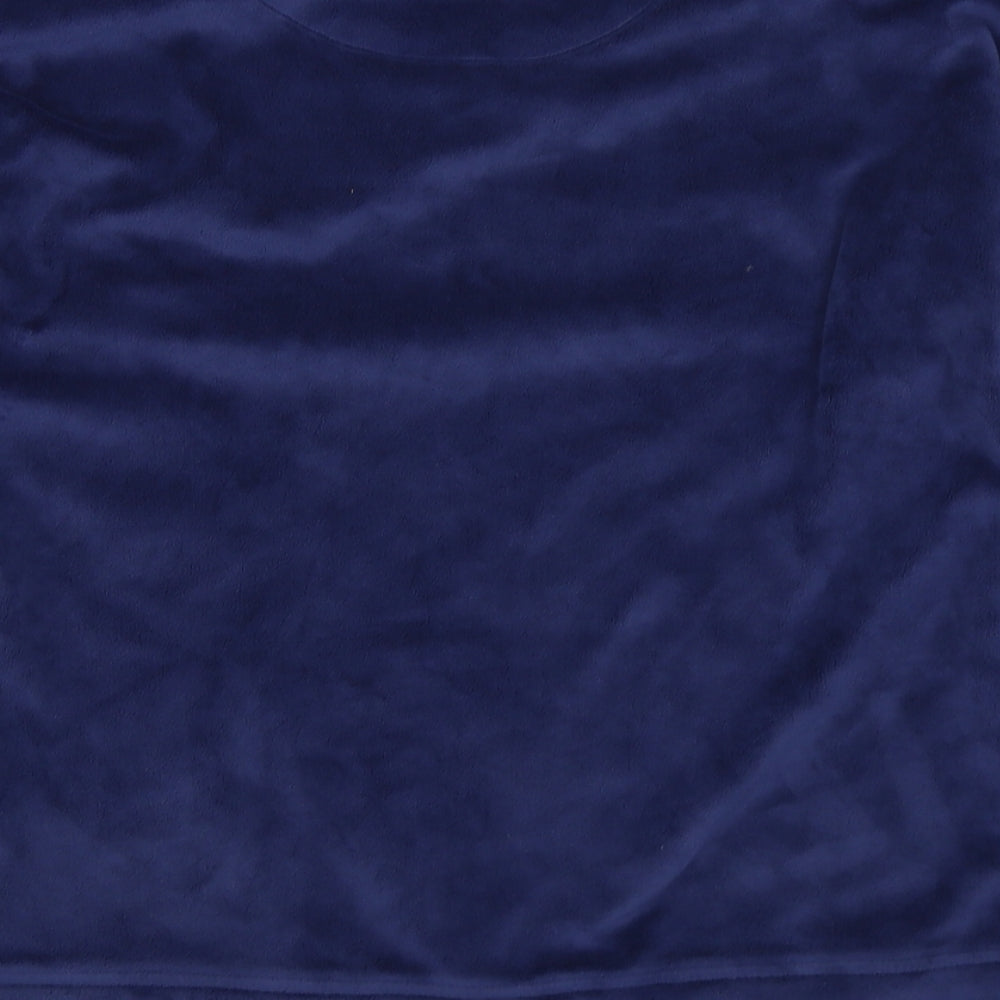 M&s Girls Blue Pullover Jumper Size 14-15 Years