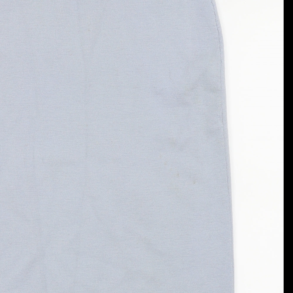 Elegance Womens Blue Straight & Pencil Skirt Size 12