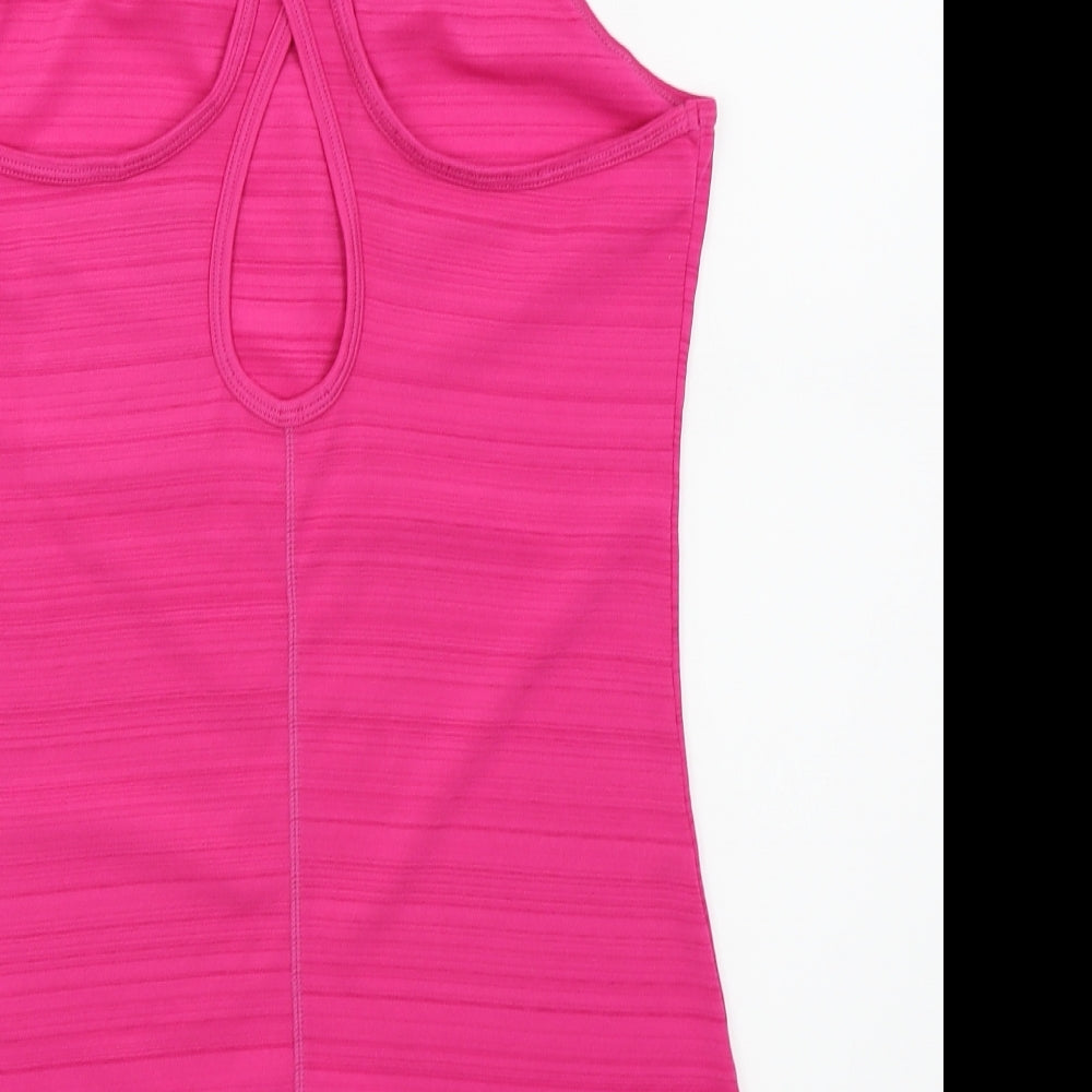 Active Works Womens Pink Basic Tank Size 8