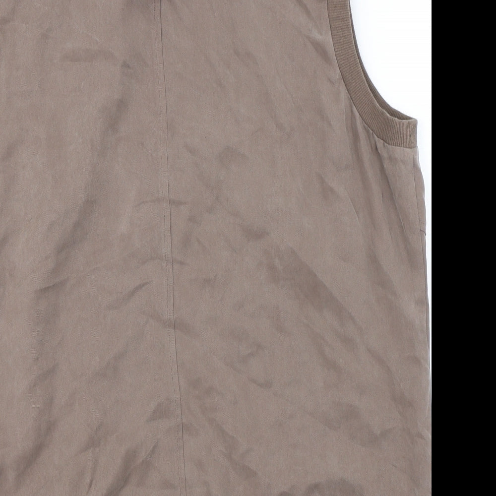 Taillissime Womens Brown Jacket Coat Size 14