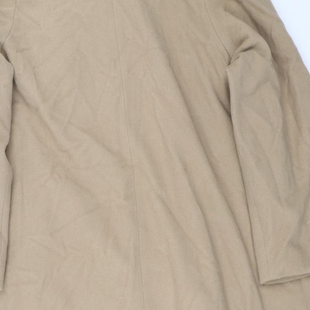 st michael Womens Beige Jacket Coat Size 14