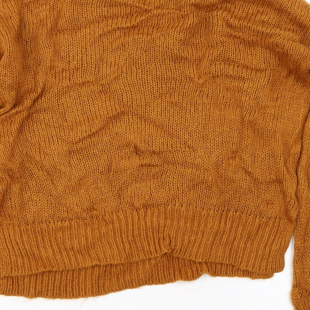 New Look Womens Brown Pullover Jumper Size S
