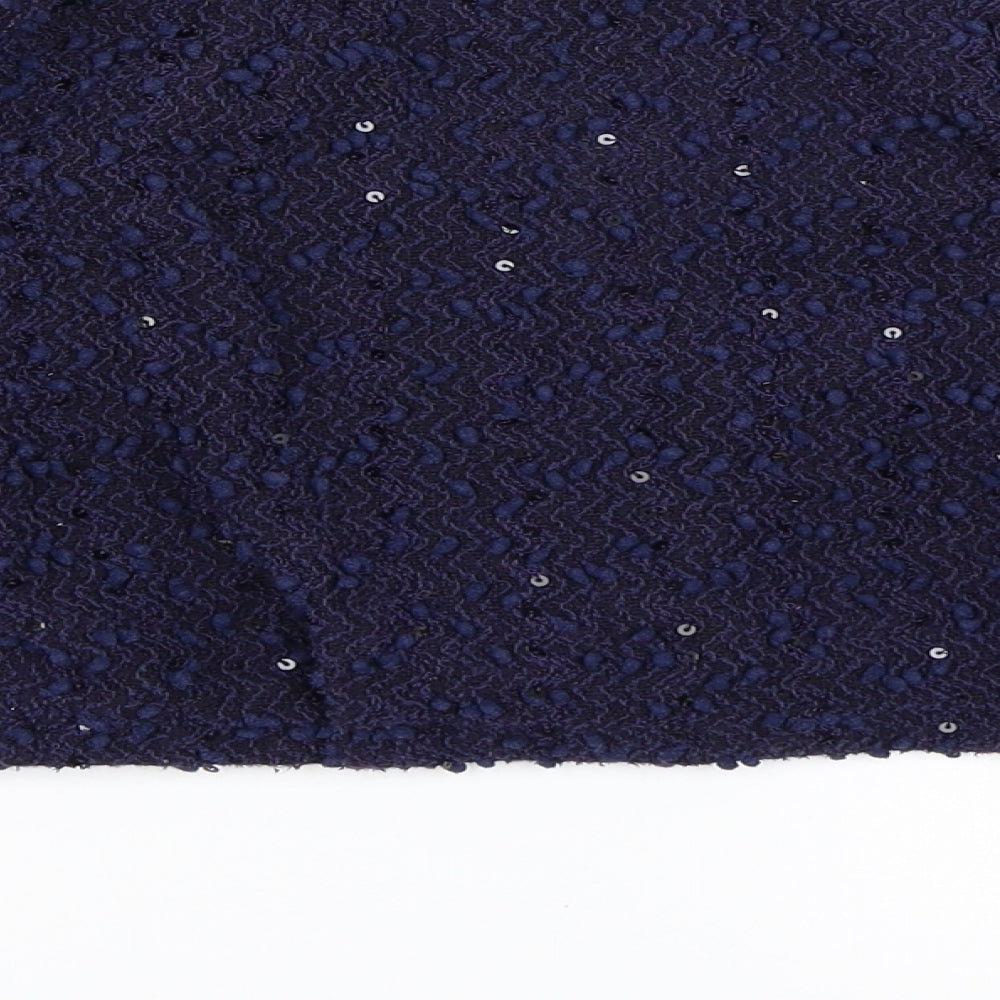 Pres De Moi Womens Blue Cardigan Jumper Size S