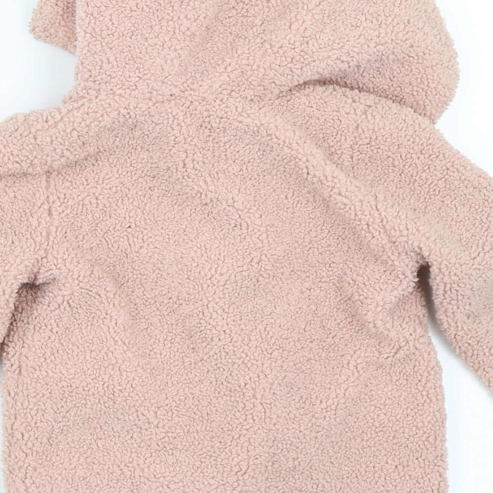 Nutmeg Girls Pink Overcoat Coat Size 4-5 Years