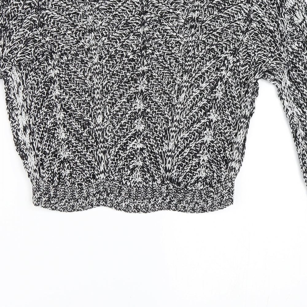 H&M Womens Black Pullover Jumper Size 34