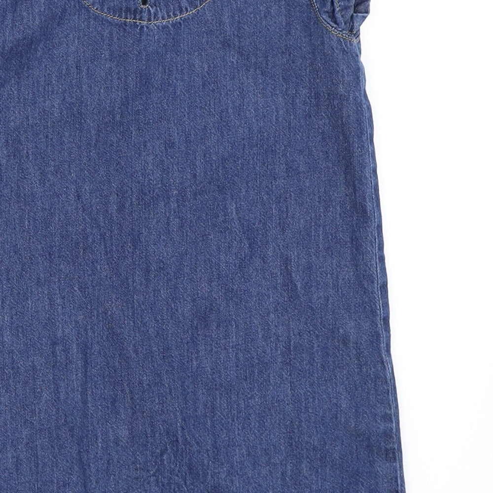 NEXT Girls Blue Denim Shift Size 4 Years