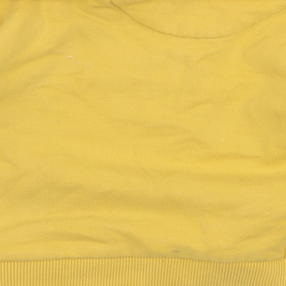 Nutmeg Boys Yellow Jersey Pullover Sweatshirt Size 2-3 Years - Space