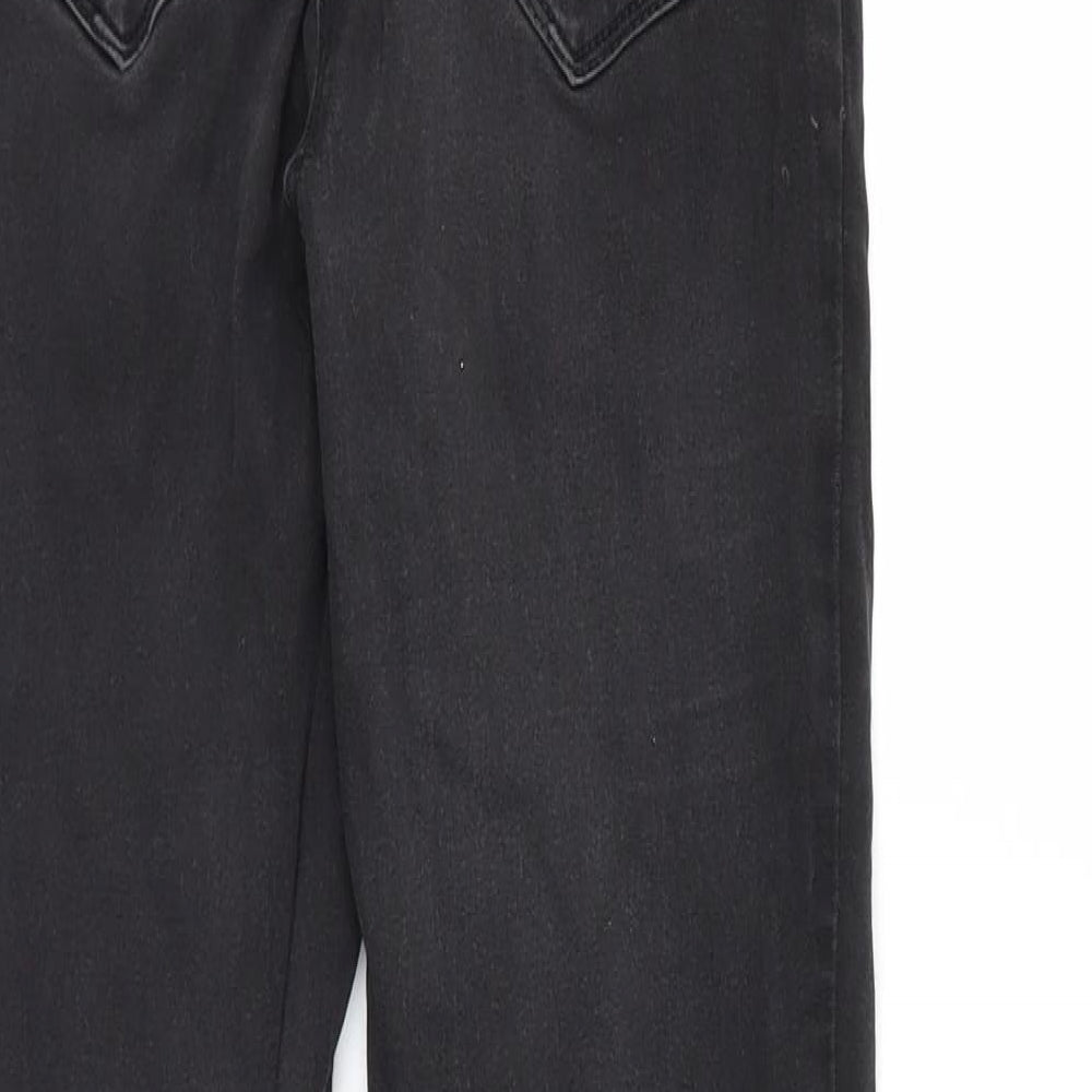 Matalan Womens Black Denim Skinny Jeans Size 8 L28 in