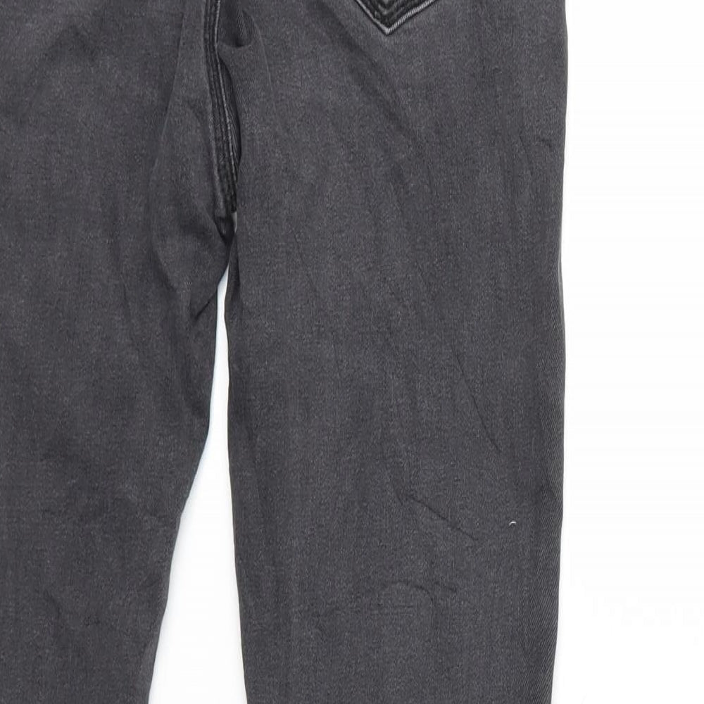 One Love Womens Grey Denim Skinny Jeans Size M L27 in