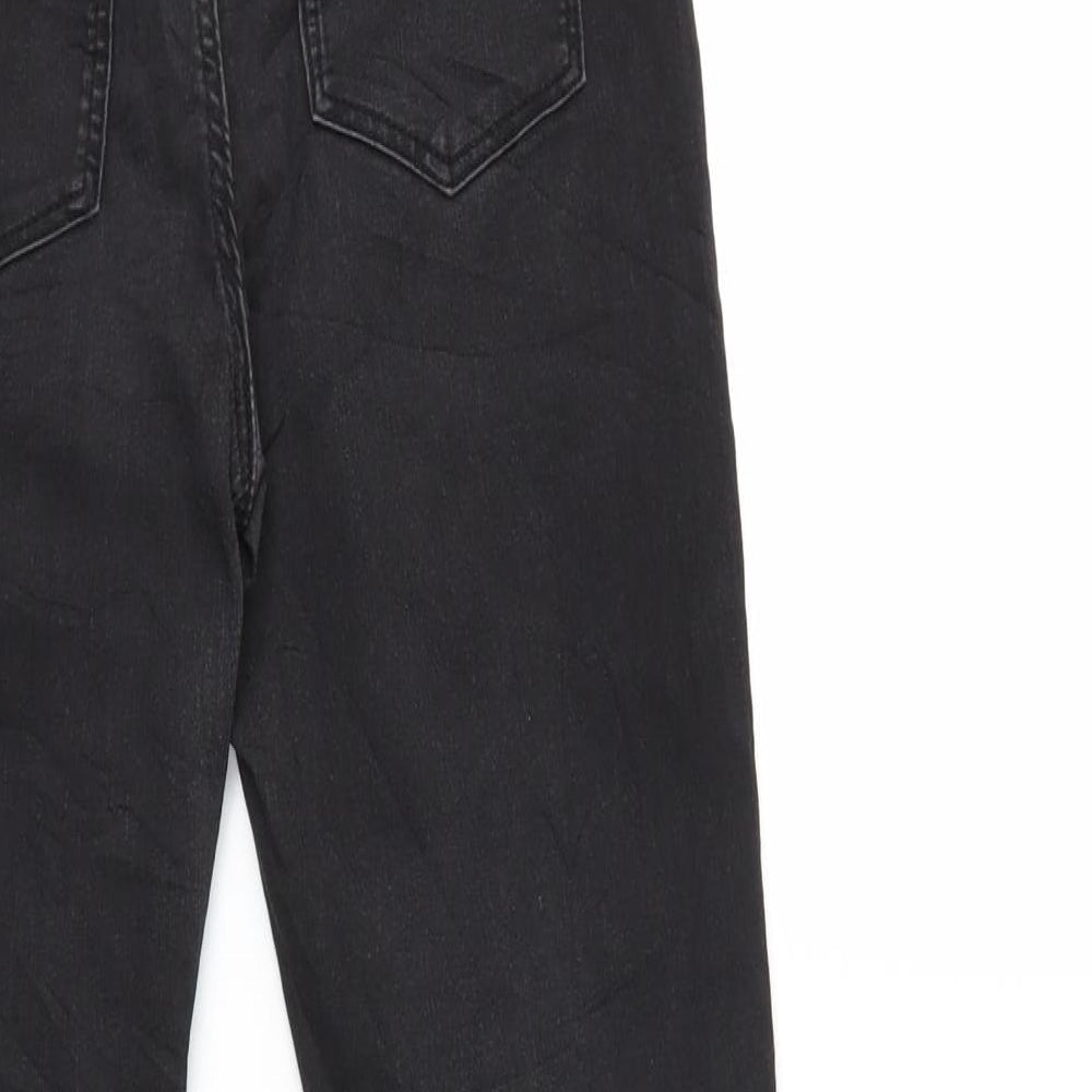 H&M Girls Black Denim Skinny Jeans Size 12 Years