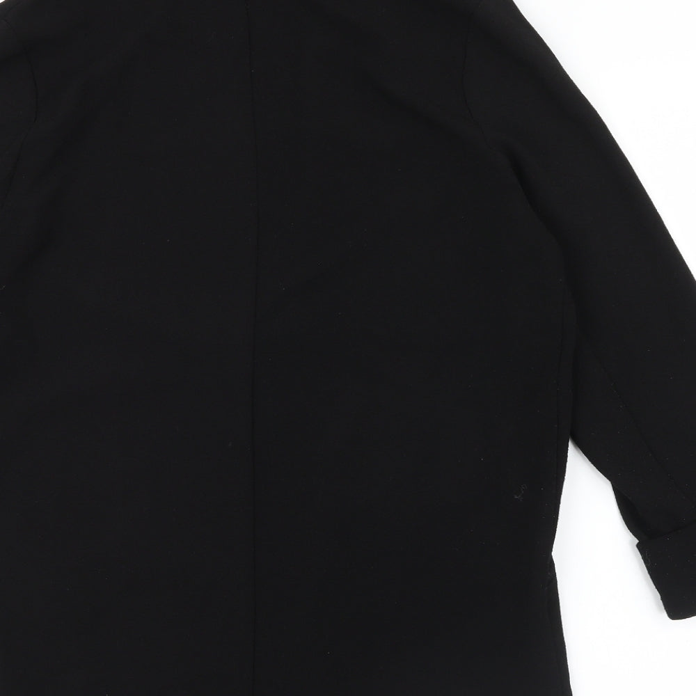 Primark Womens Black Jacket Size 10 - front pockets