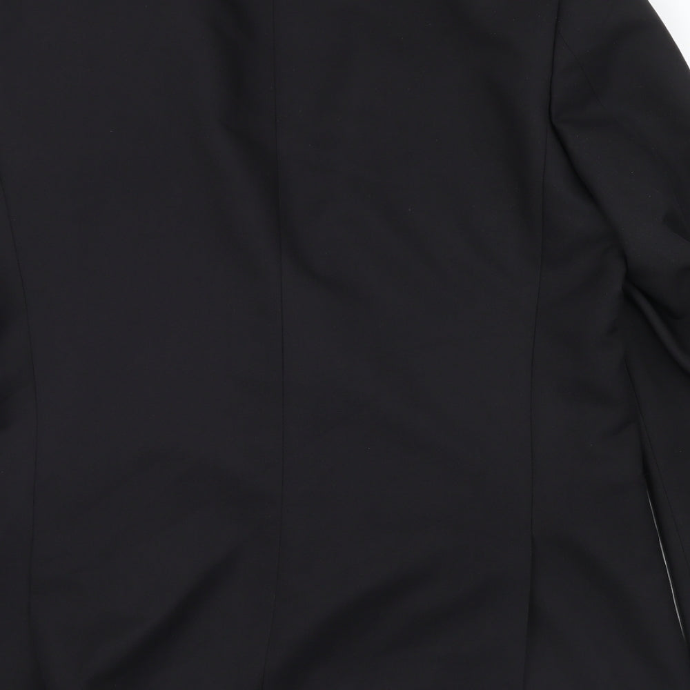 cedarwood Mens Black Jacket Blazer Size L