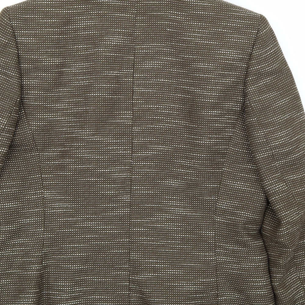 Kasper Womens Green Jacket Blazer Size 10